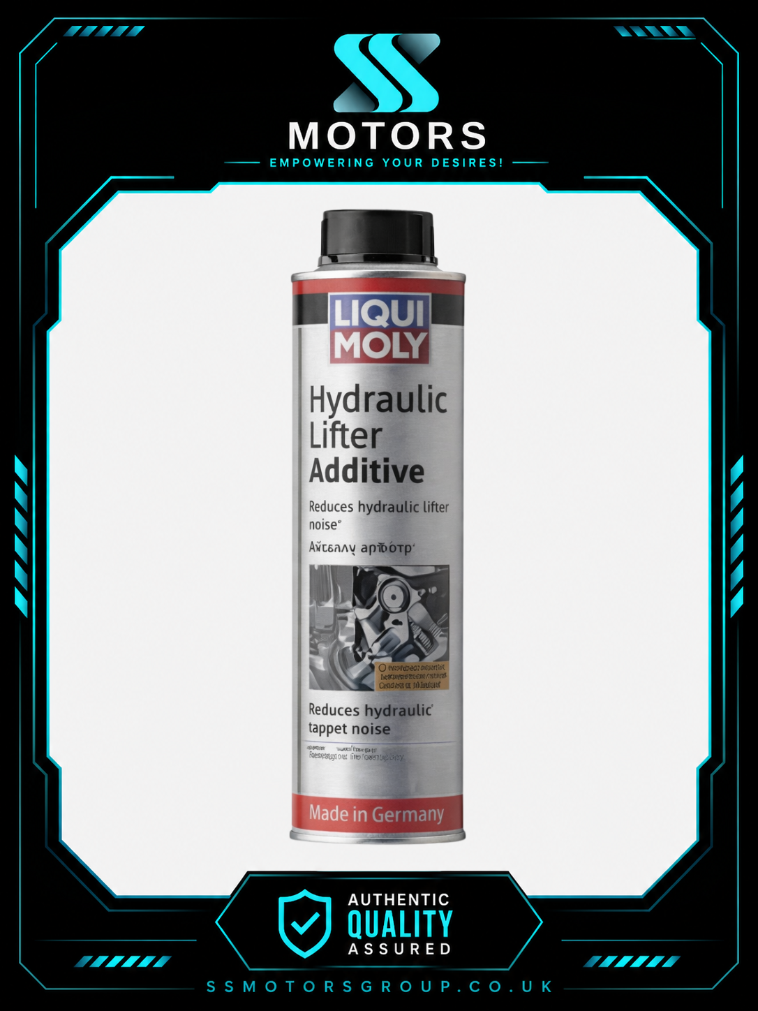 LIQUI MOLY HYDRAULIC VALVE LIFTER ADDITIVE TREATMENT PETROL DIESEL ENGINE 300ML