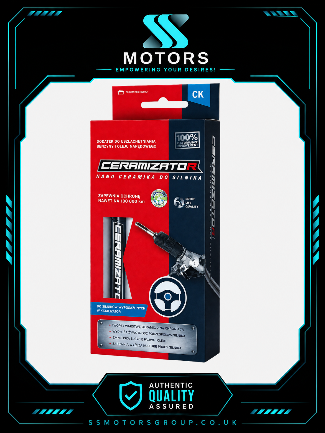 CERAMIZATOR CK POWER STEERING SYSTEM TREATMENT – REGENERATES & PROTECTS