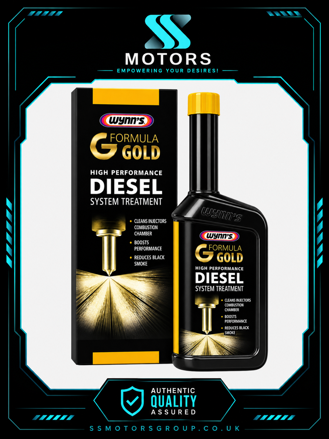 WYNNS FORMULA GOLD DIESEL FUEL SYSTEM TREATMENT INJECTOR CLEANER 500ML – 76401