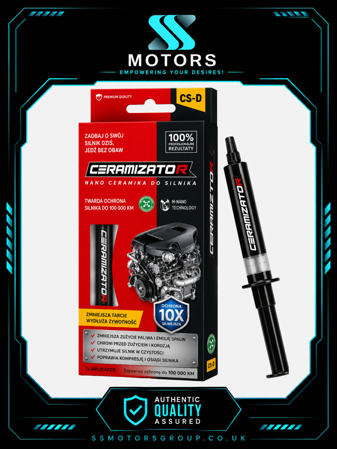 CERAMIZATOR CS-D DIESEL ENGINE REGENERATOR CERAMIC TREATMENT & PROTECTION