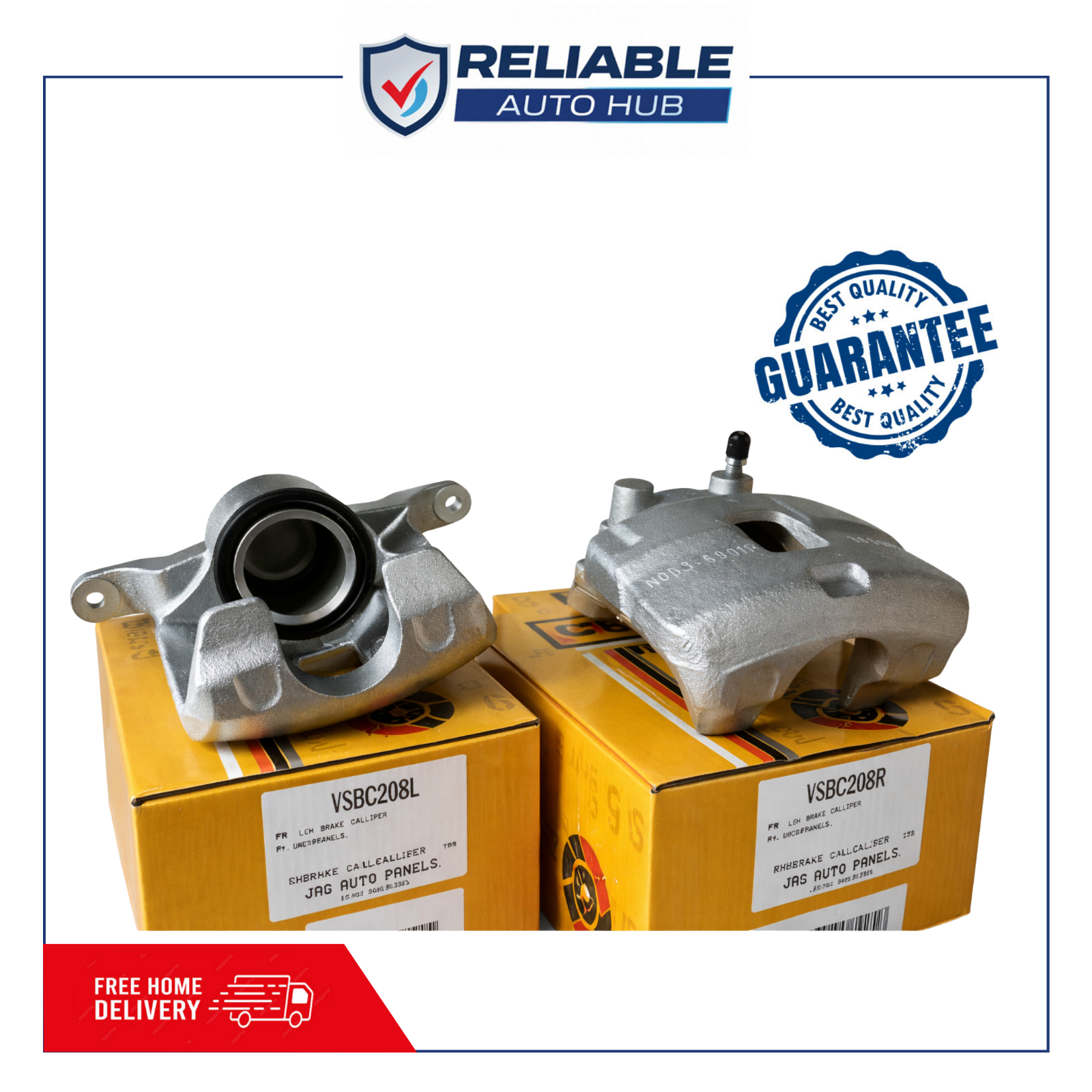 MITSUBISHI L200 2.5 FRONT BRAKE CALIPER PAIR (2006–2016) – BRAND NEW