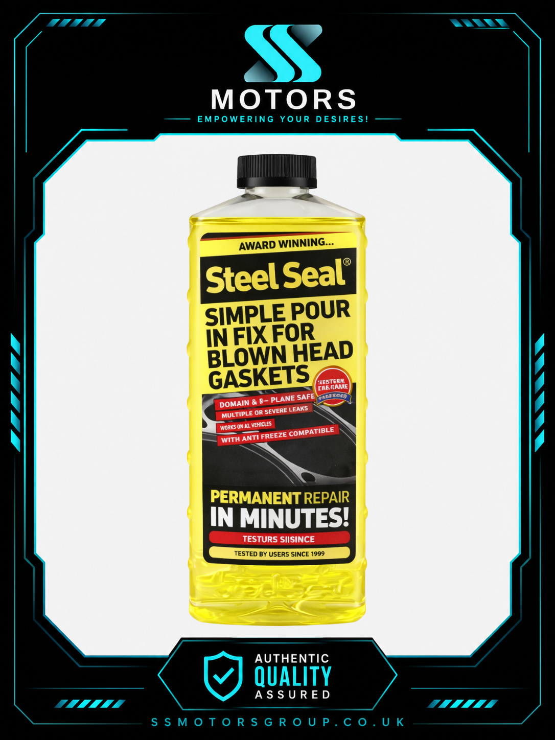 STEEL SEAL BLOWN CYLINDER HEAD GASKET FIX REPAIR SEALER – IDEAL FOR MINI ONE