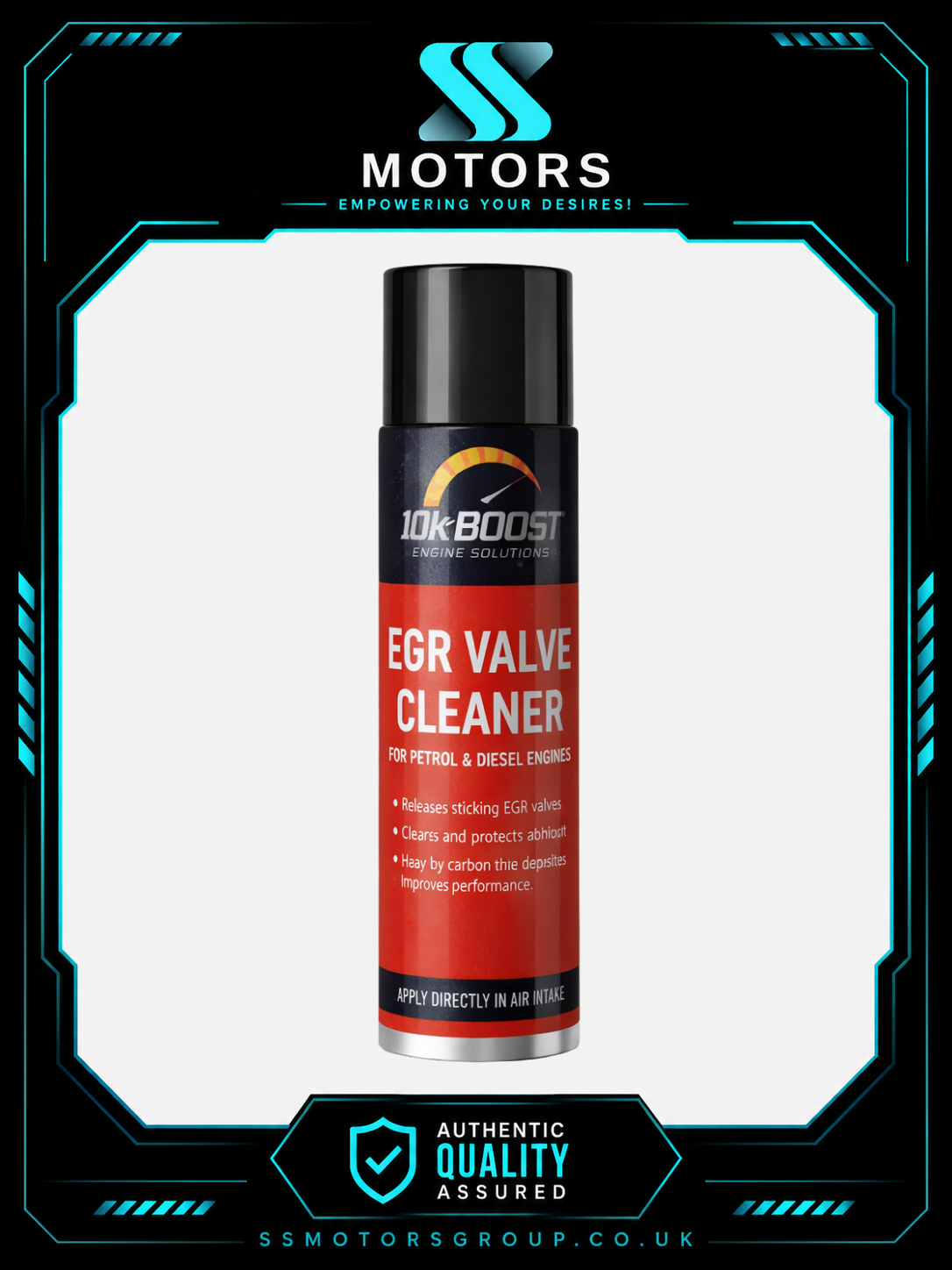 10K BOOST DIESEL EGR VALVE CLEANER SPRAY 200ML