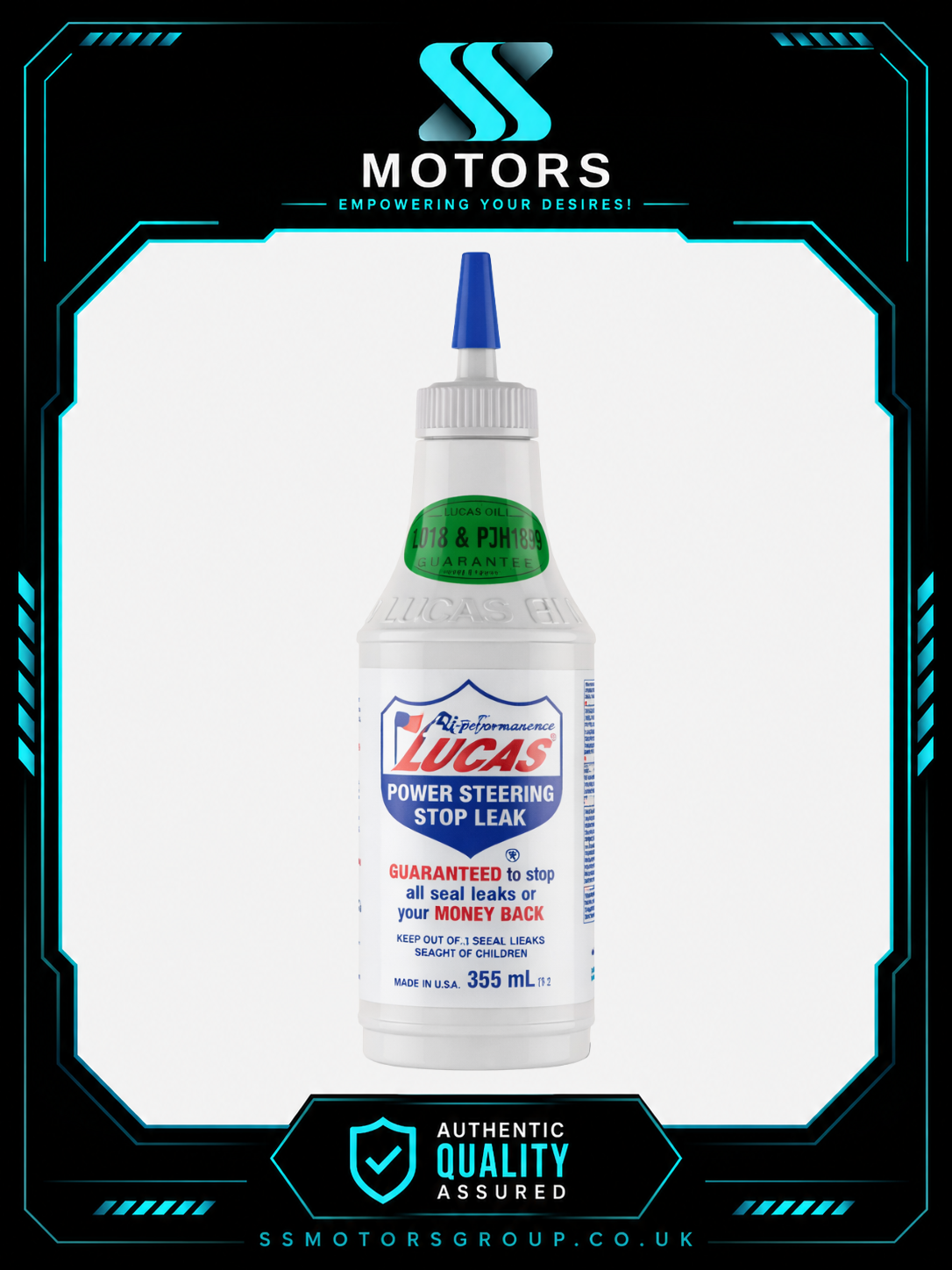 LUCAS OIL POWER STEERING STOP LEAK ADDITIVE