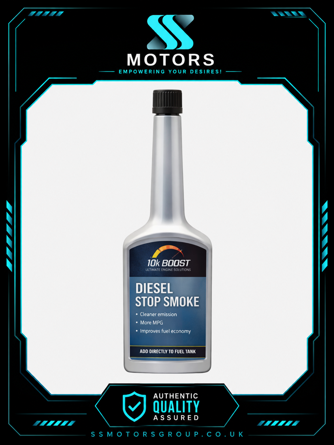 10K BOOST DIESEL STOP SMOKE FUEL ADDITIVE 265ML