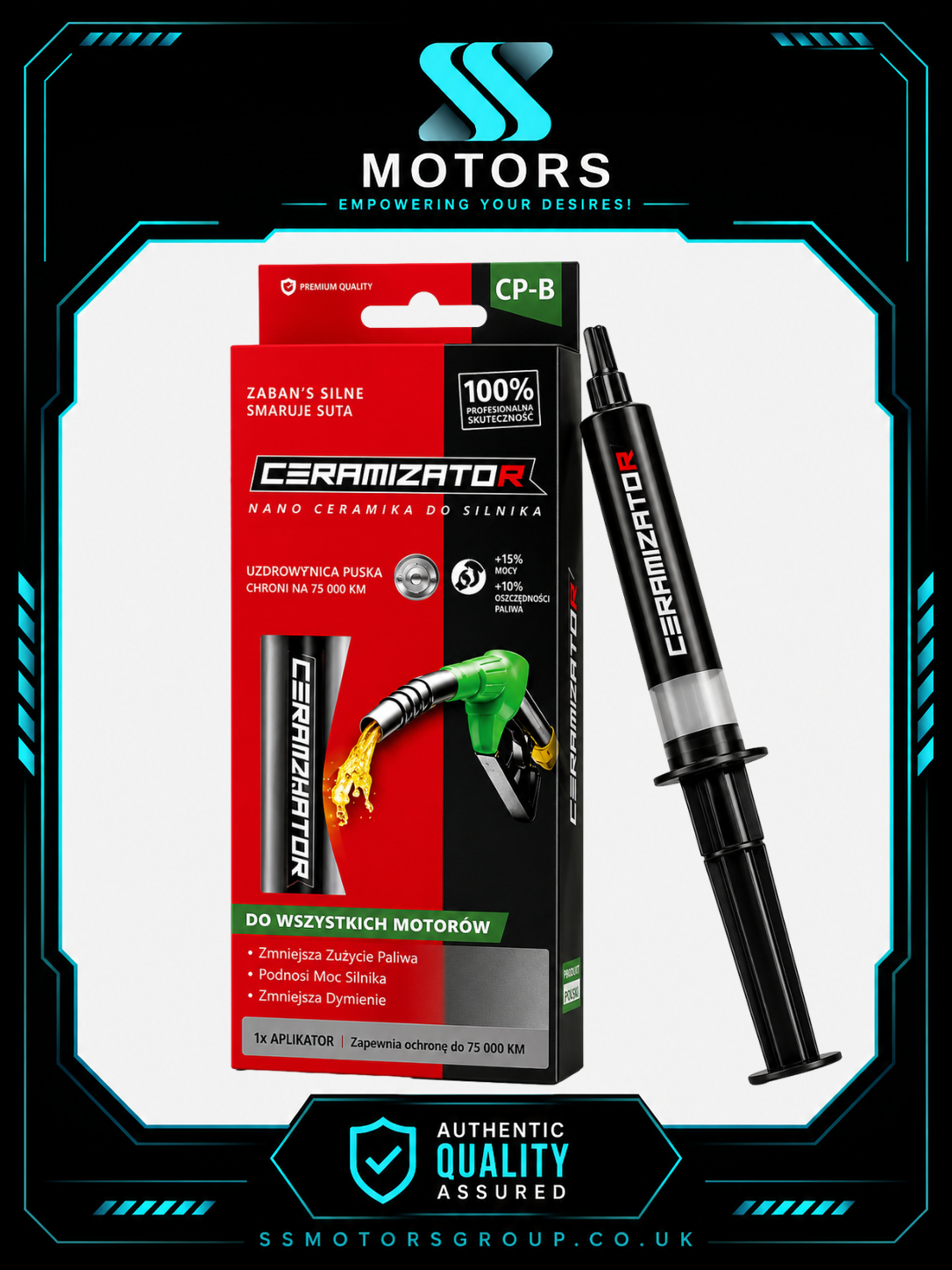 CERAMIZATOR CP-B PETROL FUEL ADDITIVE – IMPROVES FUEL QUALITY & PERFORMANCE