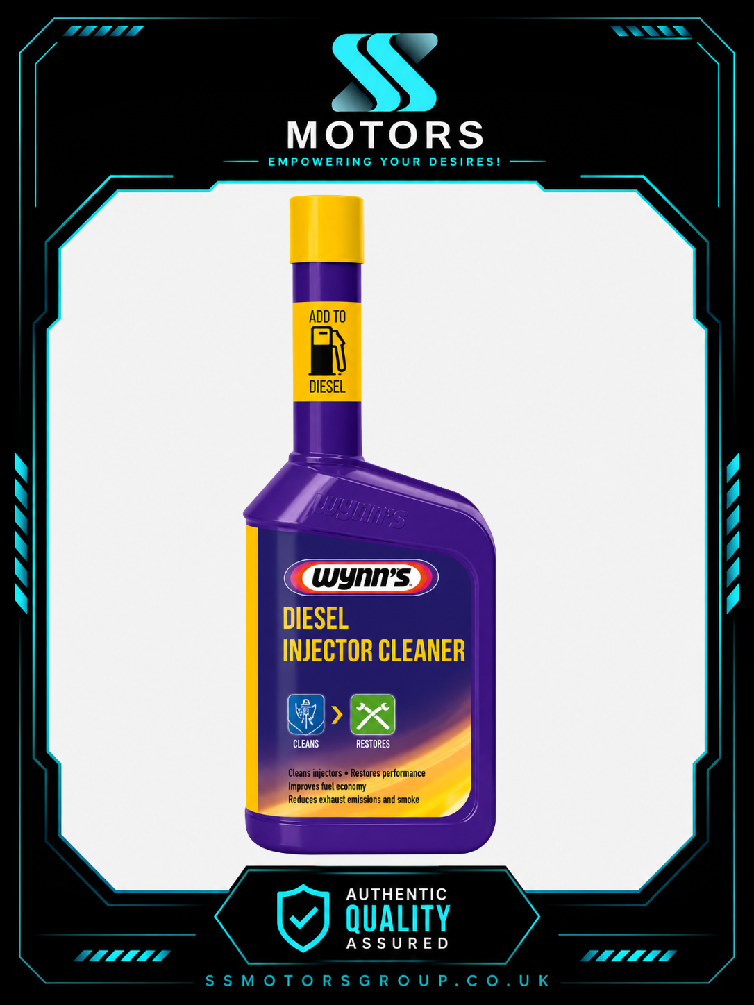WYNN'S DIESEL INJECTOR CLEANER 325ML FUEL ADDITIVE ENGINE SYSTEM