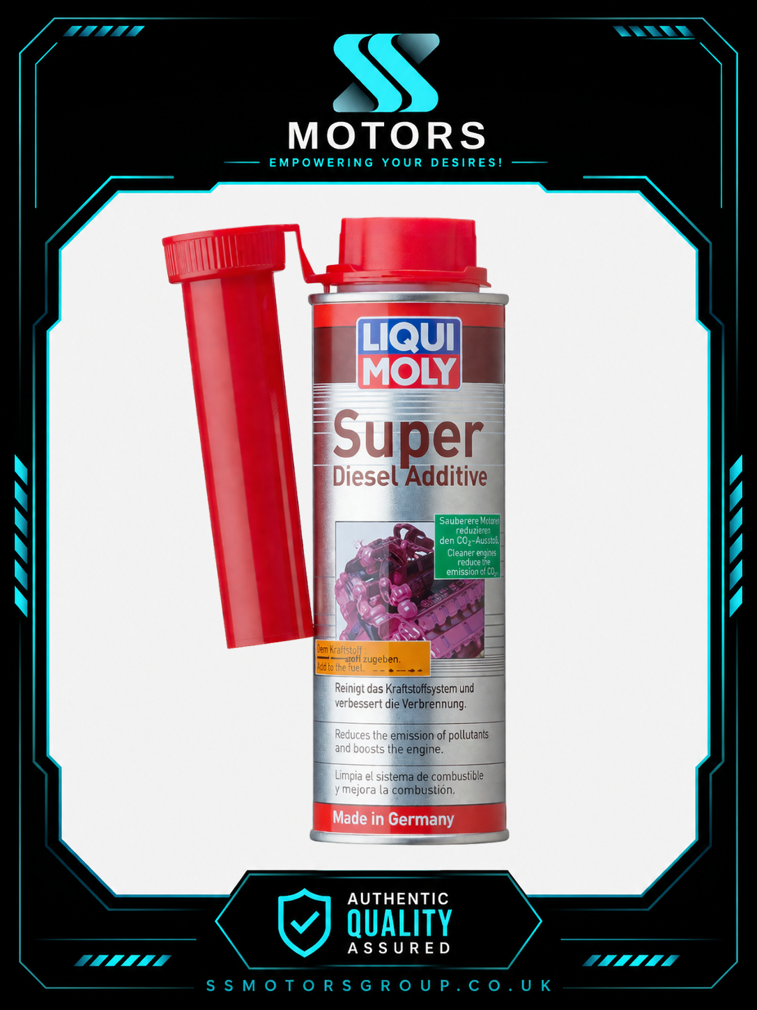 LIQUI MOLY SUPER DIESEL ADDITIVE INJECTOR CLEANER FUEL SYSTEM TREATMENT 250ML