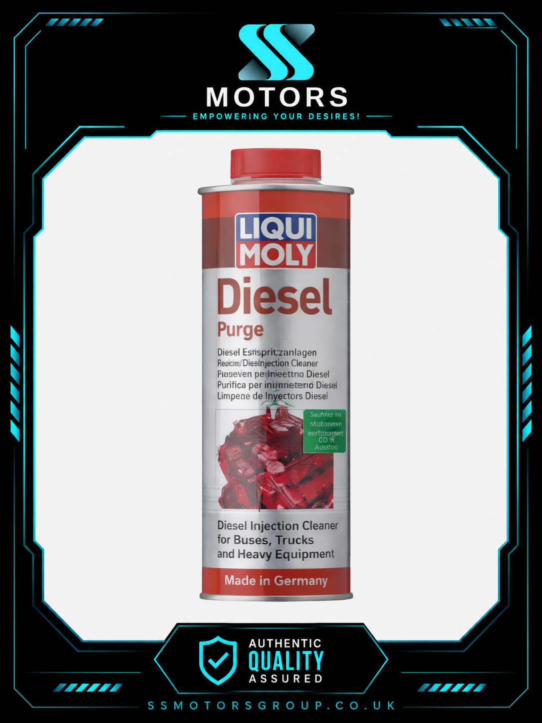 LIQUI MOLY DIESEL PURGE COMPLETE FUEL SYSTEM & INJECTOR CLEANER 500ML