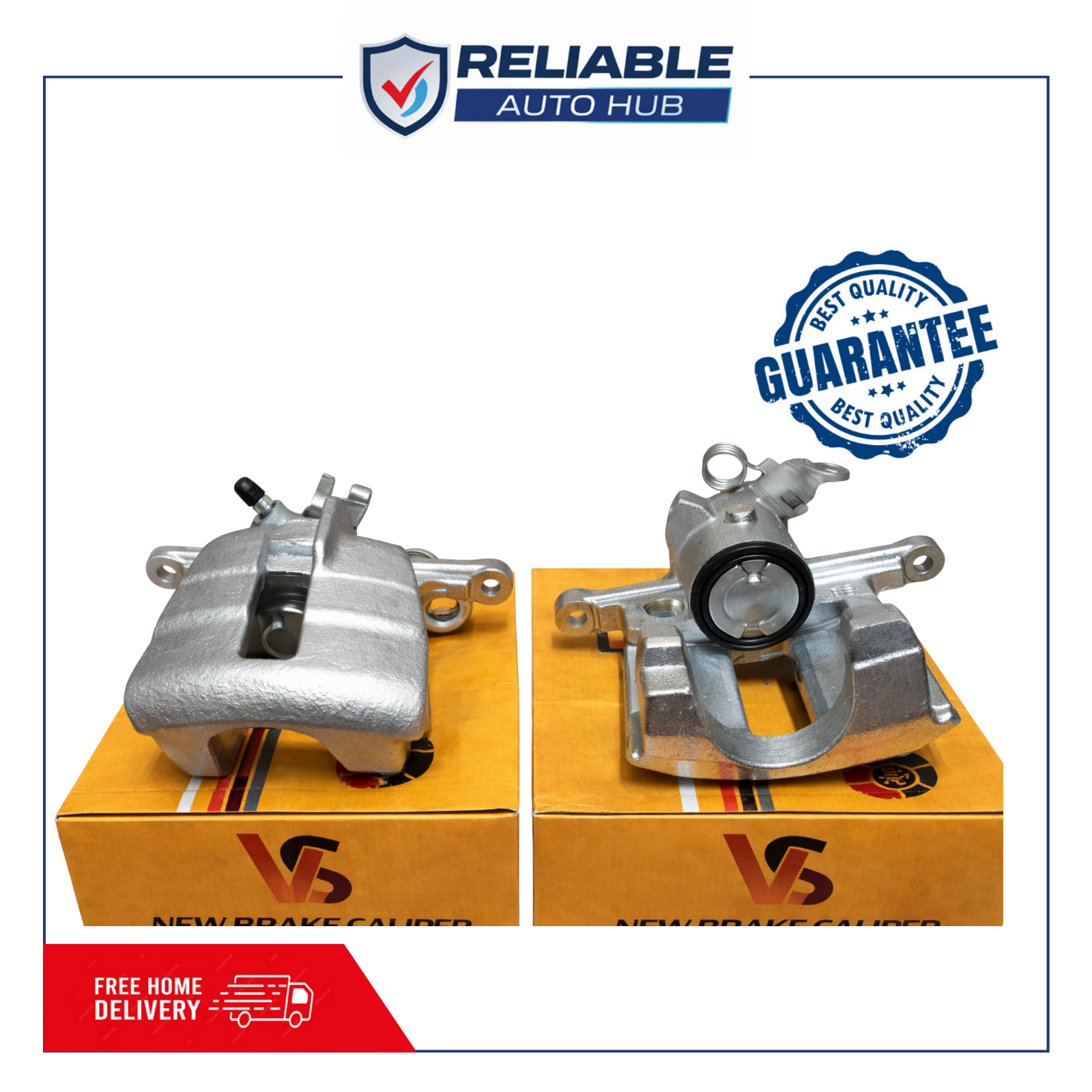 FRONT BRAKE CALIPERS PAIR – VW TRANSPORTER T5 (2003–2010)